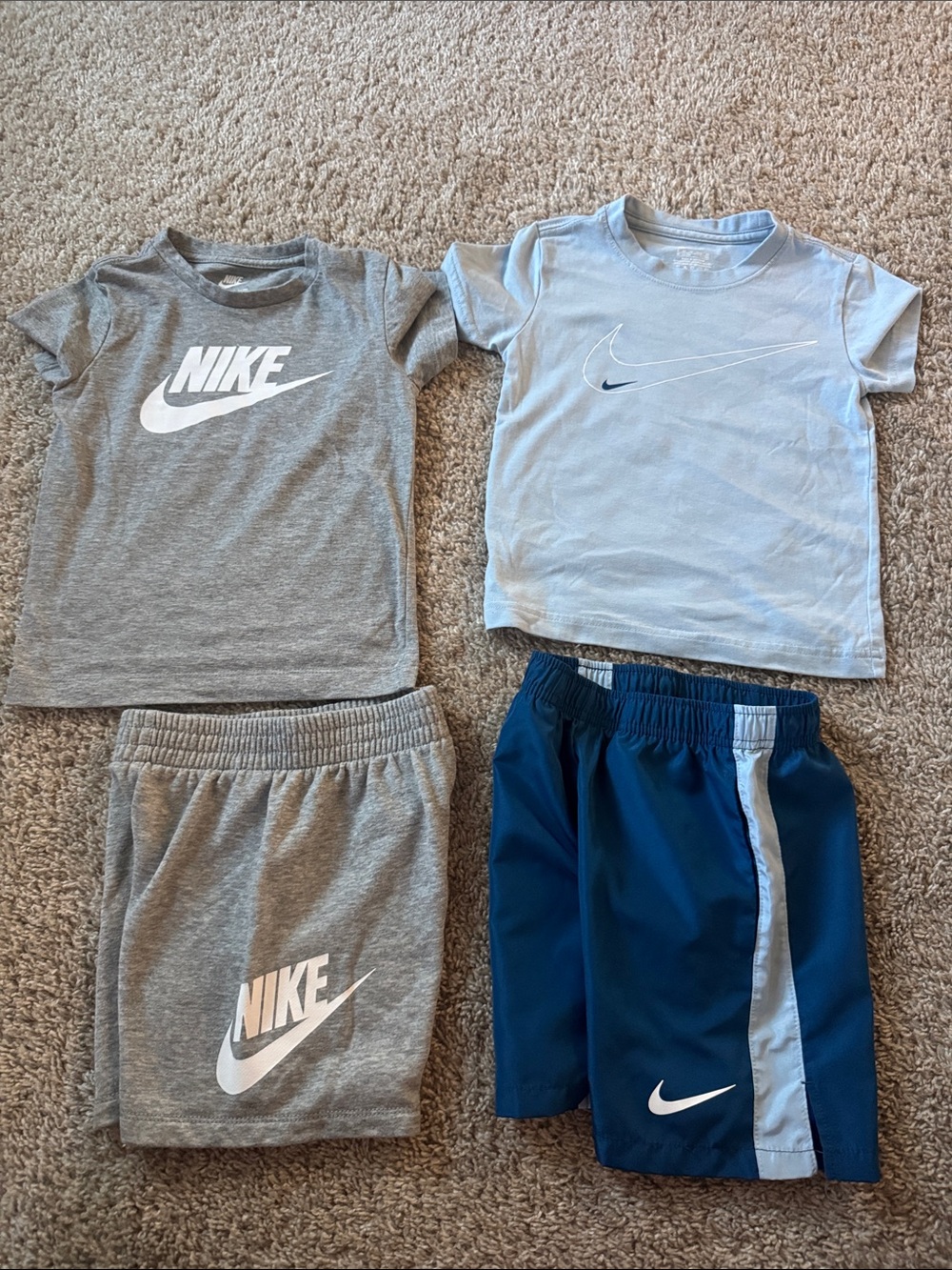 Nike Set unisex, grey set and blue set 3-4 Y